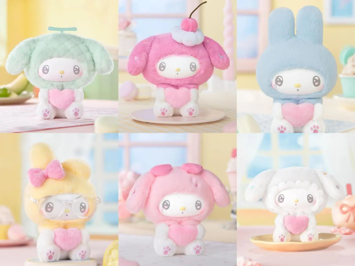 A110-6 My Melody 마이멜로디 50주년 밀크 캔디 시리즈 랜덤 박스