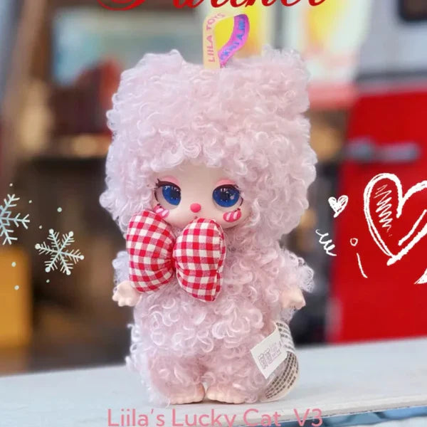 A04-8LiiLa 릴라의 행운의 고양이 V3 시리즈 플러시 인형 블라인드 박스