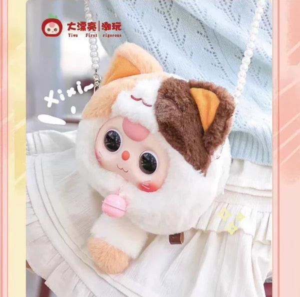 A39-1 BABYTHREE베이비쓰리 재물냥이 지퍼 백