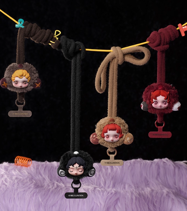 A144-6 SKULL PANDA 스컬판다 날 찾아봐 핸드폰 스트랩 블라인드 박스