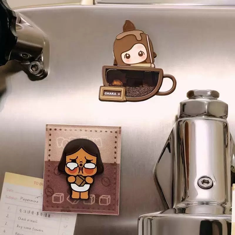 A154-8 팝 빈 커피 공장 시리즈 냉장고 자석 블라인드 박스