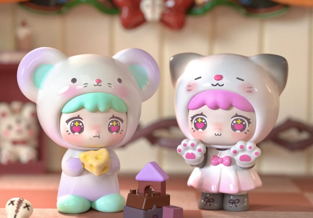 A26-12 QUBII 큐비 애니멀 캐슬 나이트타임 블라인드 박스