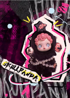 a35-1 Skull panda 스컬 판다 어유위시 시리즈 비닐 페이스 태국 한정판