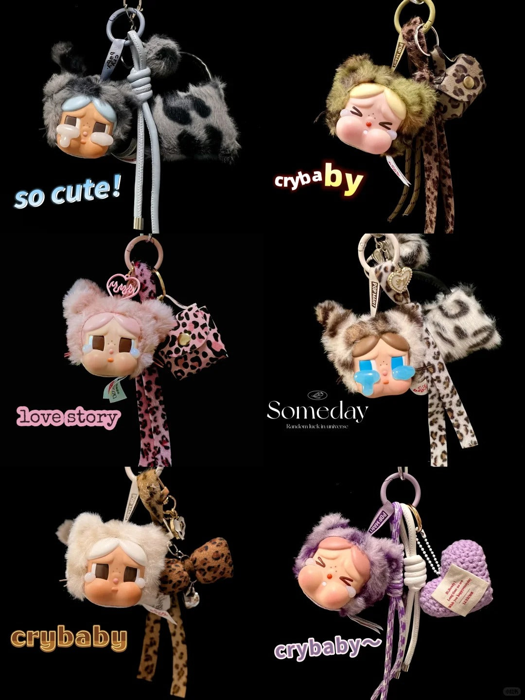 A87-6 CRYBABY 크라이베이비 표표 캣츠 시리즈 랜덤 박스