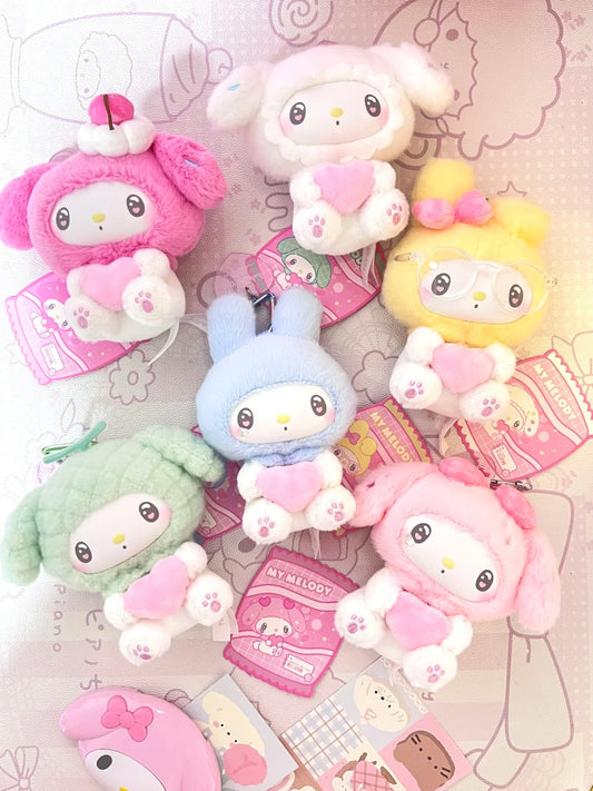 A110-6 My Melody 마이멜로디 50주년 밀크 캔디 시리즈 랜덤 박스