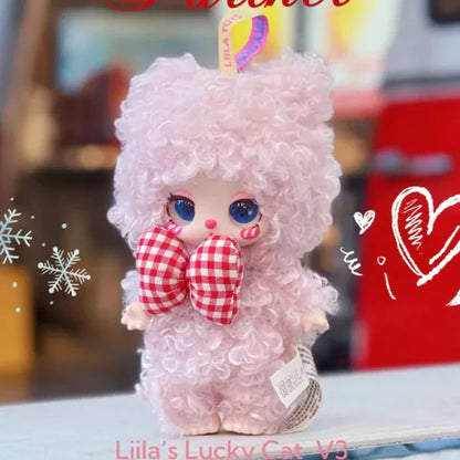 A04-8LiiLa 릴라의 행운의 고양이 V3 시리즈 플러시 인형 블라인드 박스